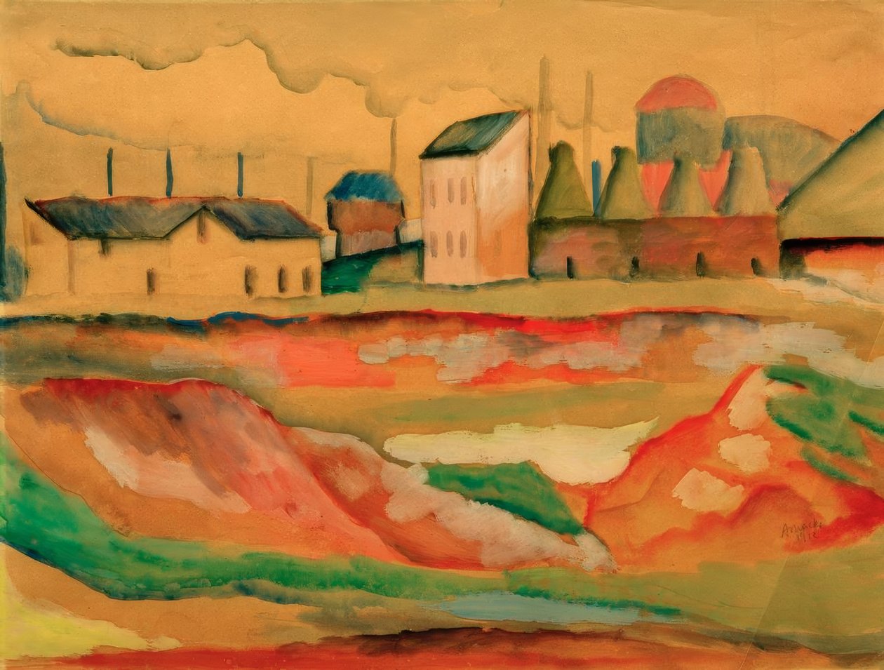 Fábrica (alvenaria) de August Macke
