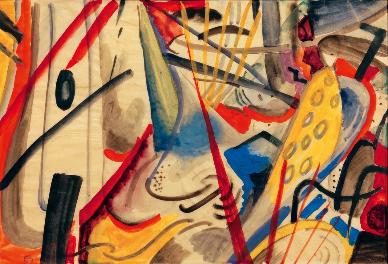 Composição de cores II de August Macke