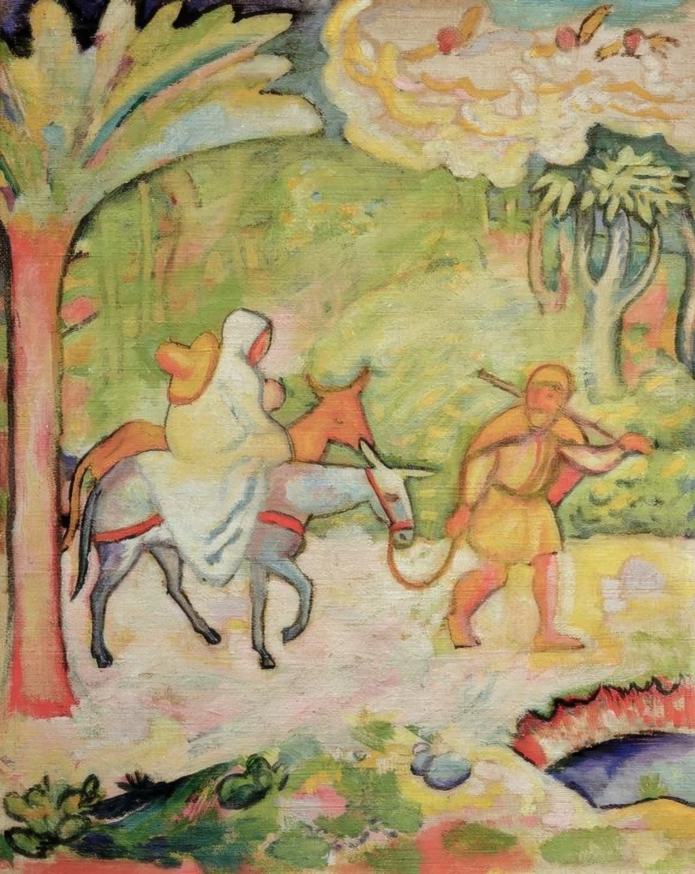 Fuga para o Egito de August Macke