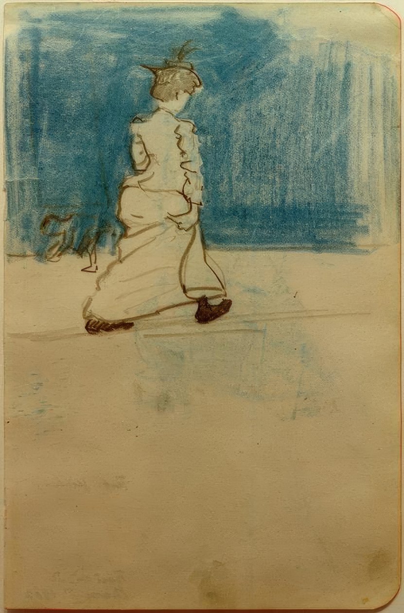 Mulher na rua ii de August Macke