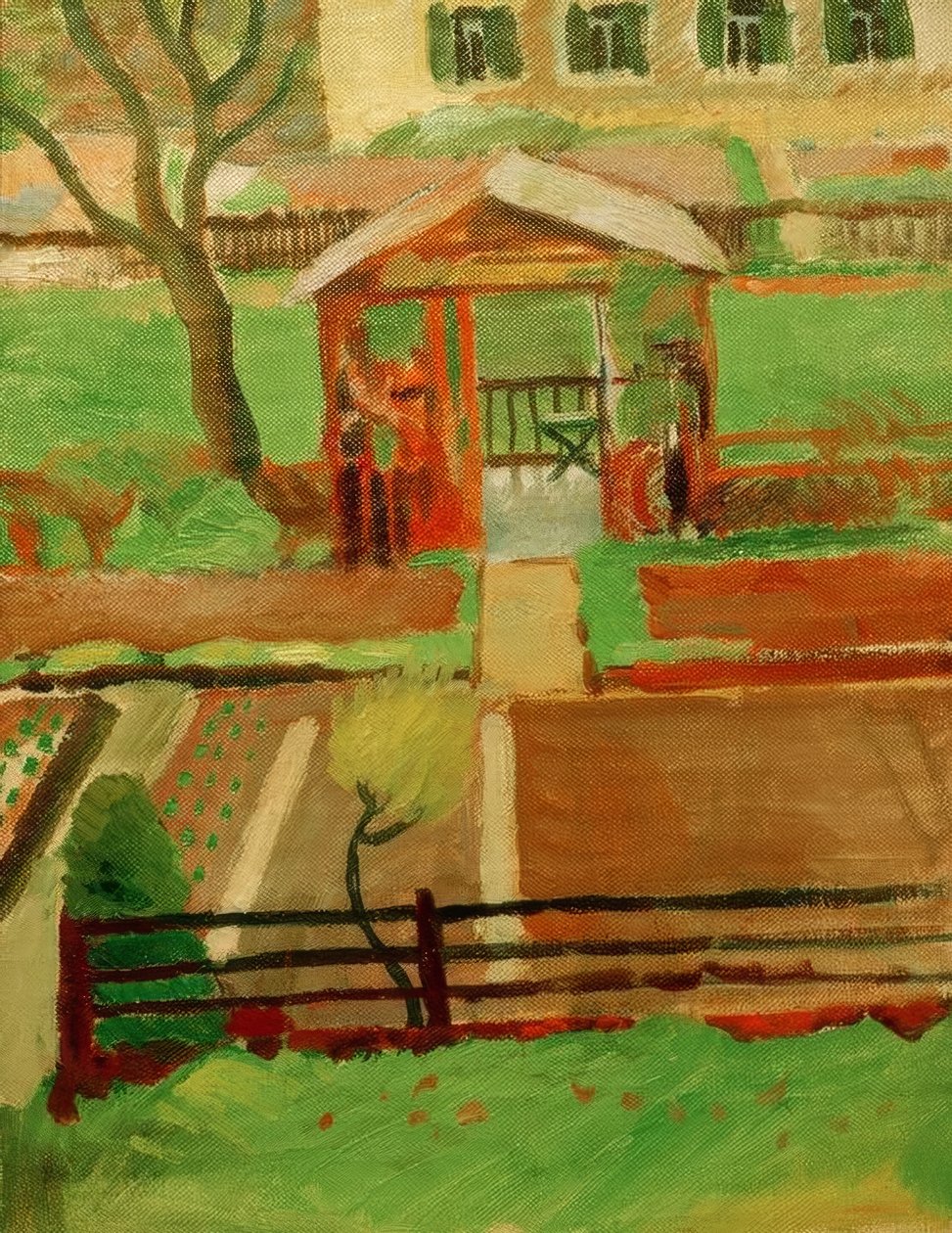 Casa de jardim em Tegernsee de August Macke