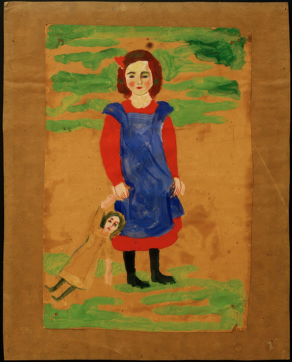 Criança com boneca de August Macke