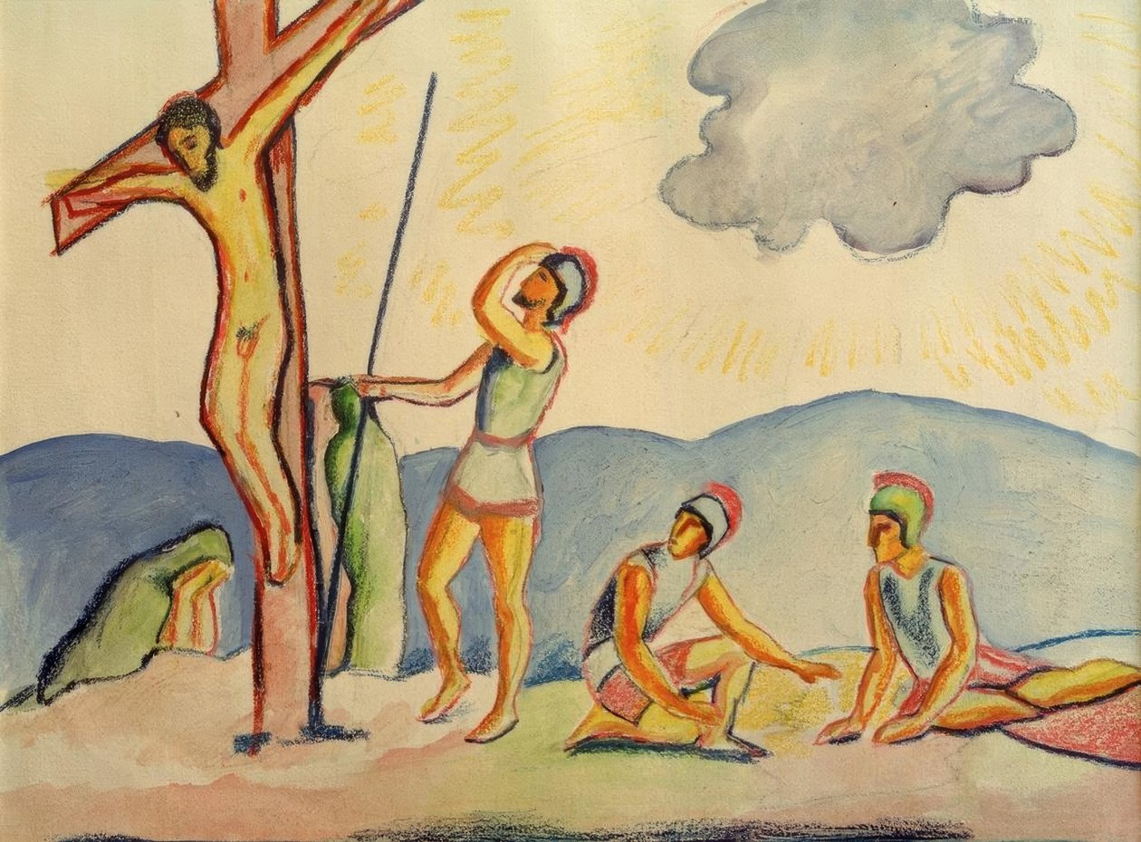 crucificação de August Macke