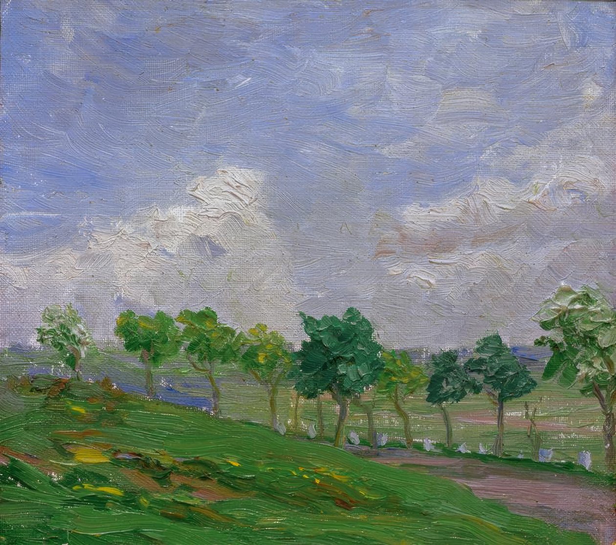 Paisagem perto de Kandern de August Macke