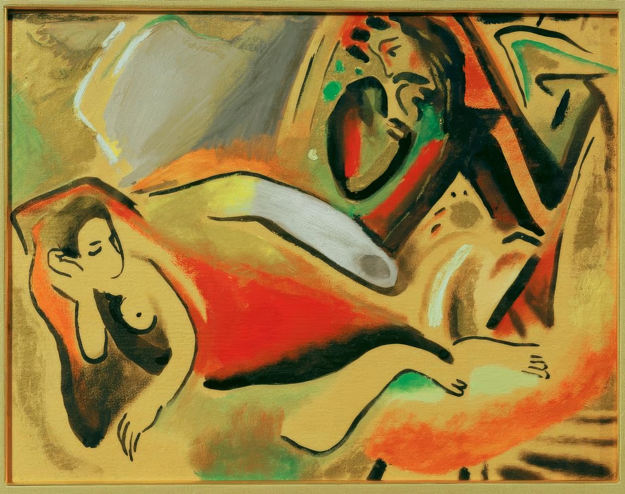 Conto de fadas (Sindelsdorf) de August Macke