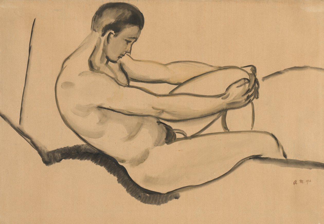 Nu Masculino de August Macke