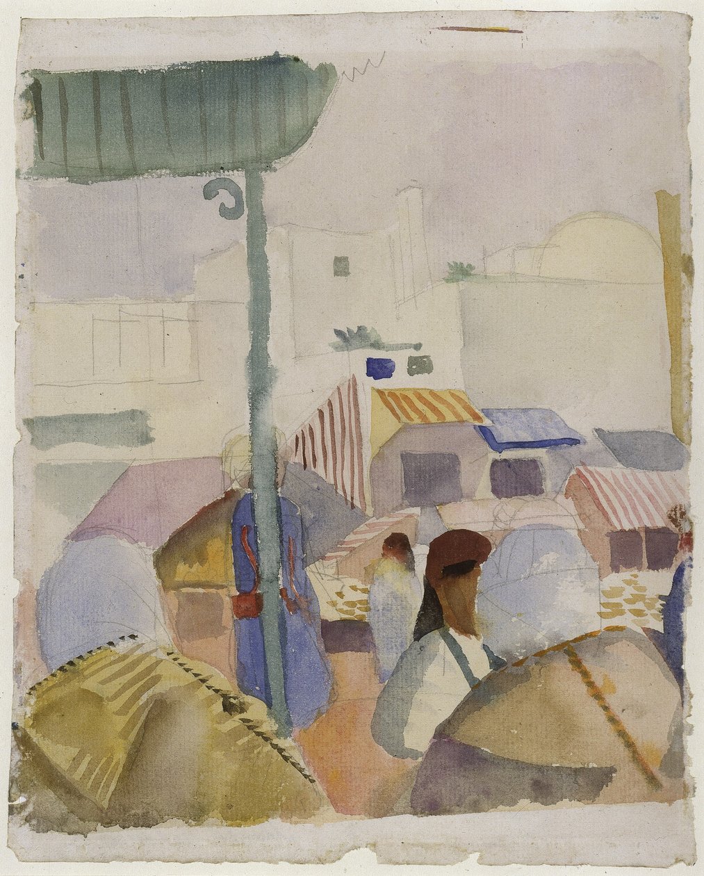 Mercado de Tunes II de August Macke