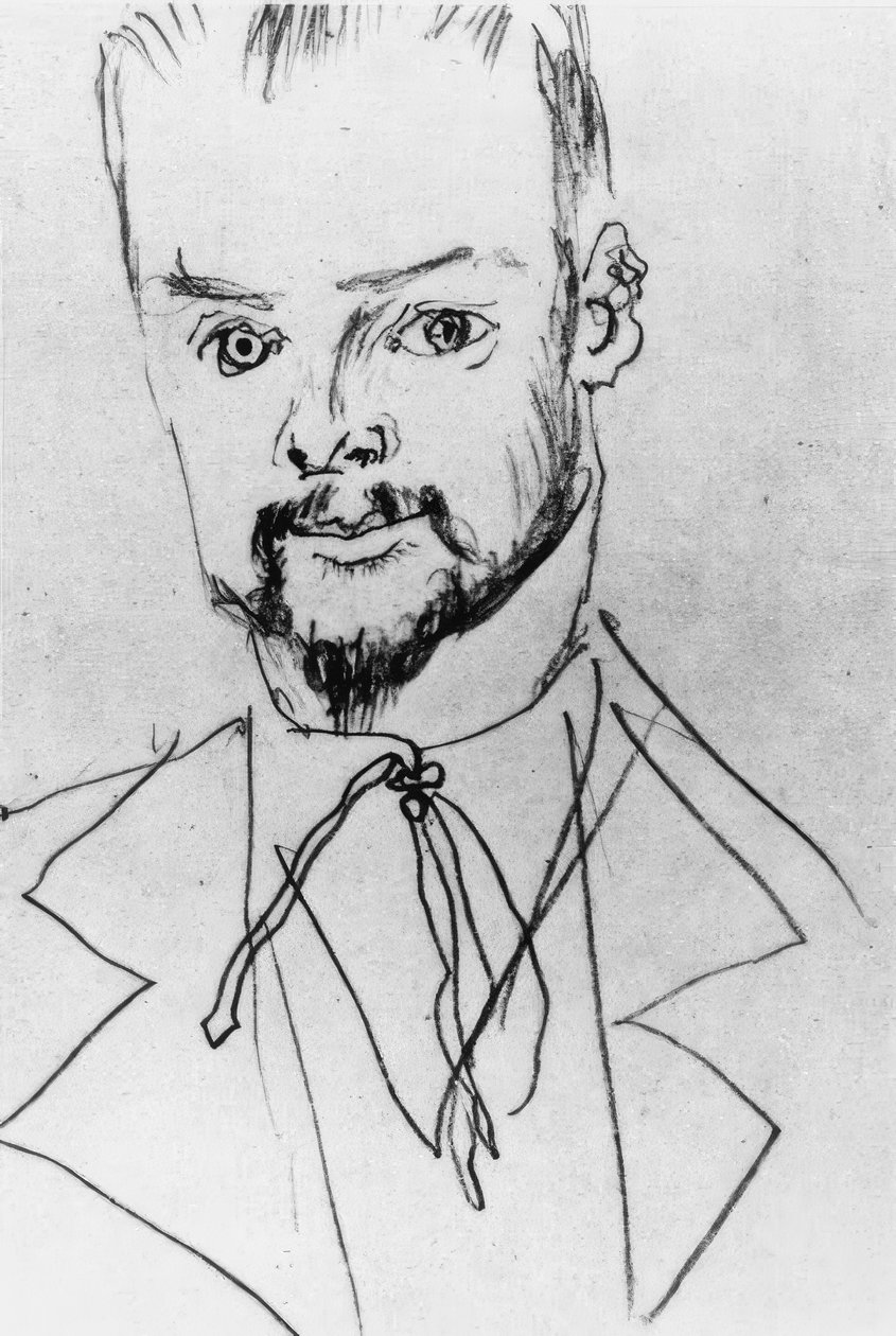 Paul Klee - desenho de A. Macke de August Macke