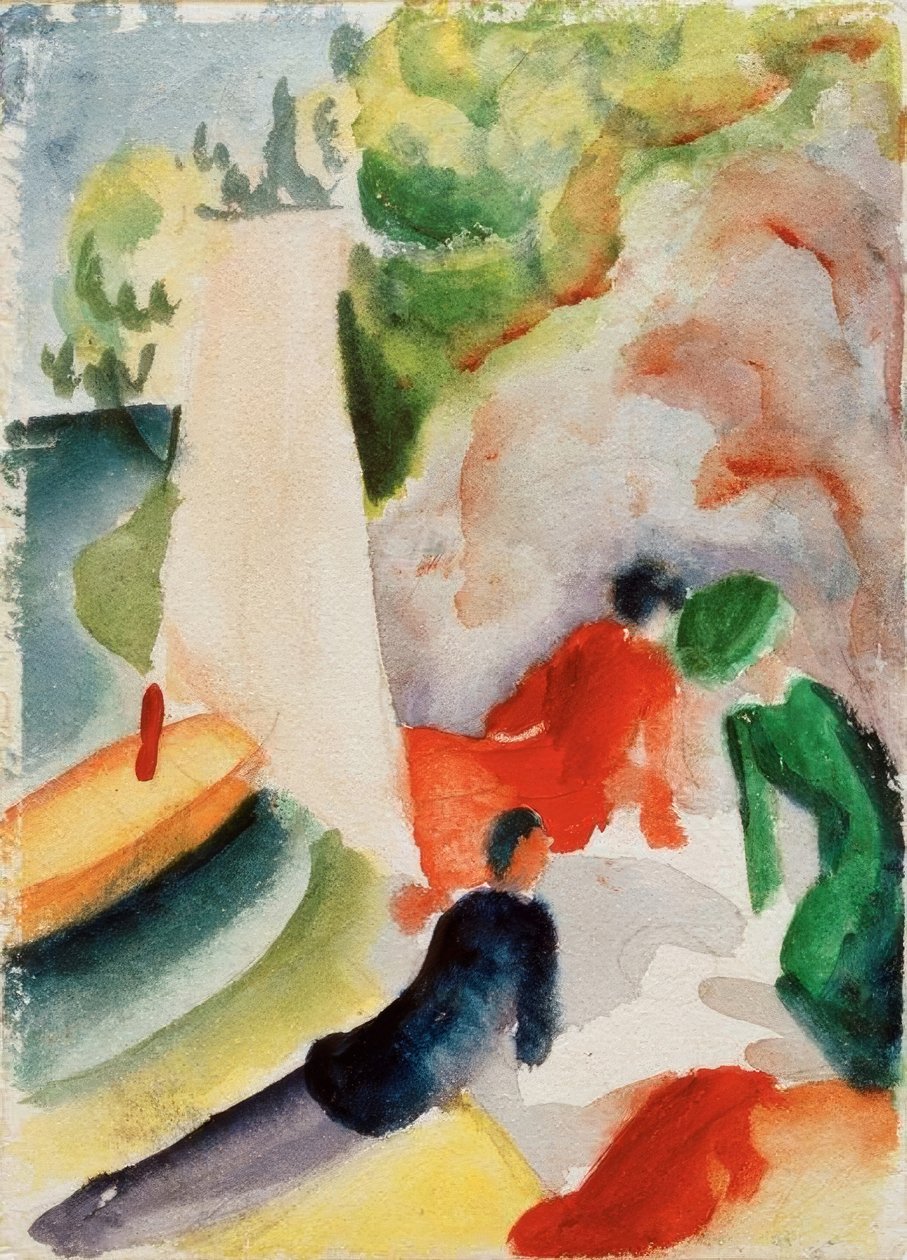 Piquenique na praia de August Macke