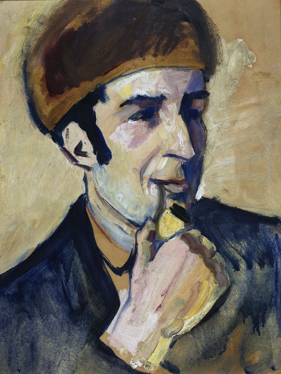 "Retrato de Franz Marc (1880-1916)". Peinture d