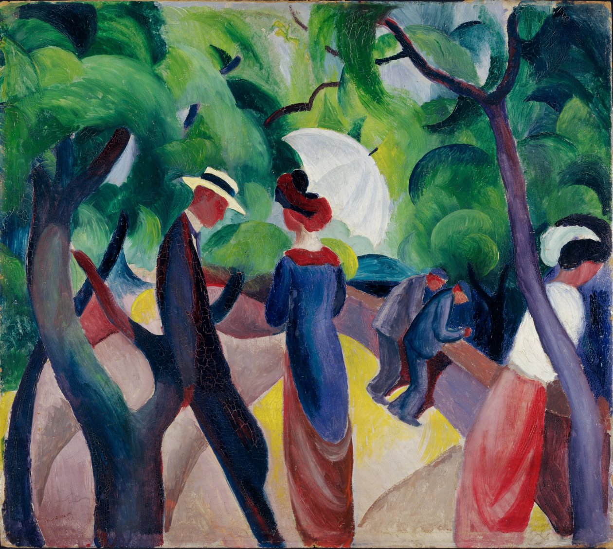 Passeio marítimo de August Macke