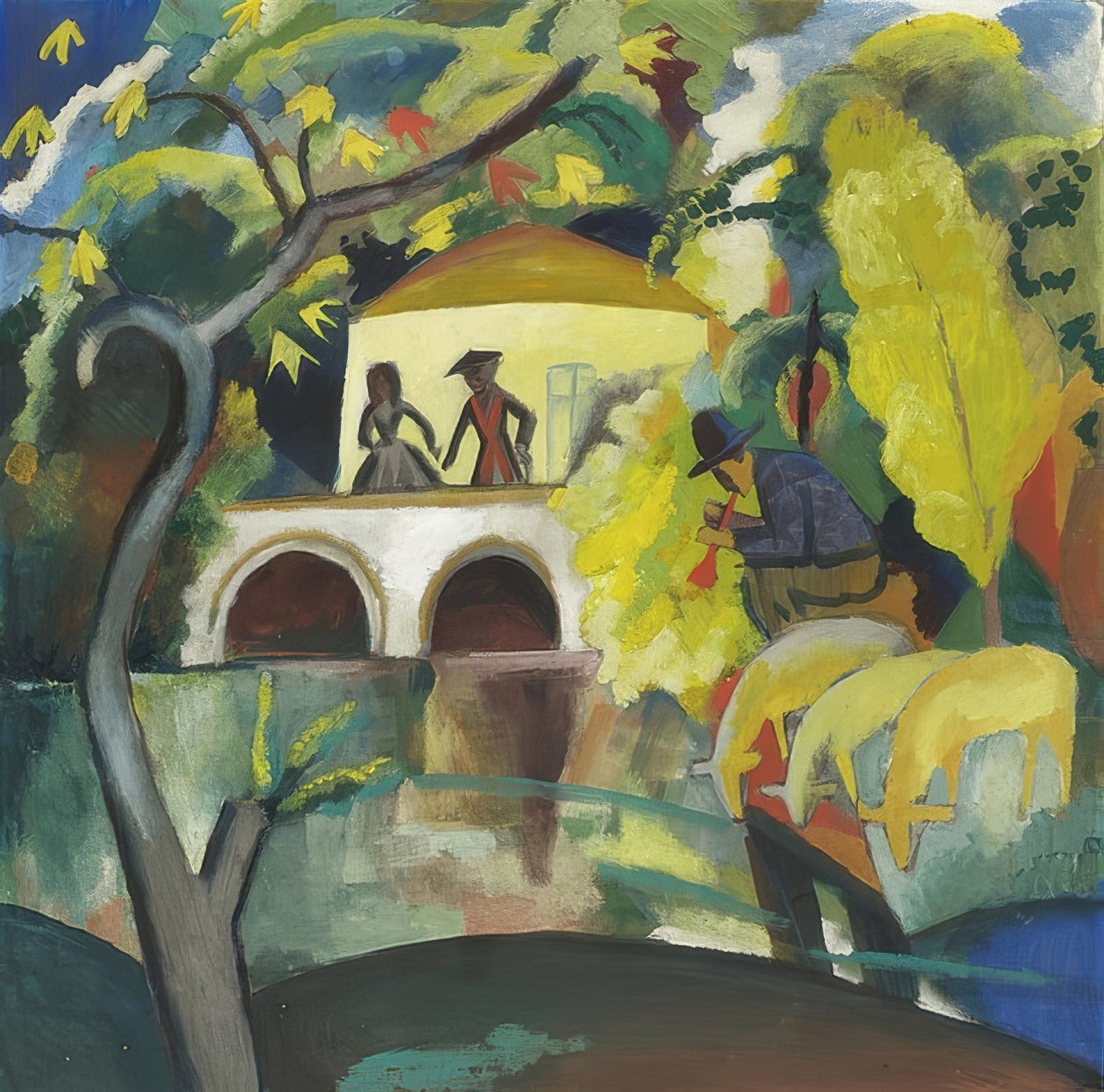 Rokoko.1912 de August Macke