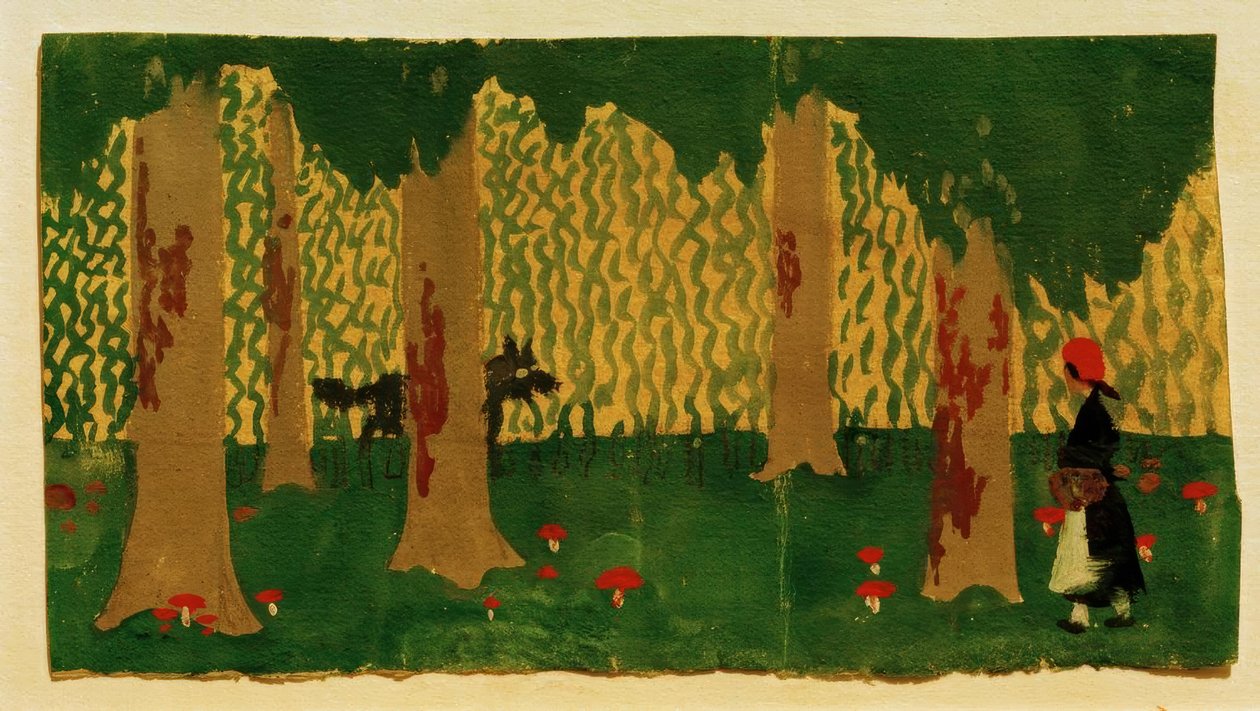 Chapeuzinho Vermelho de August Macke