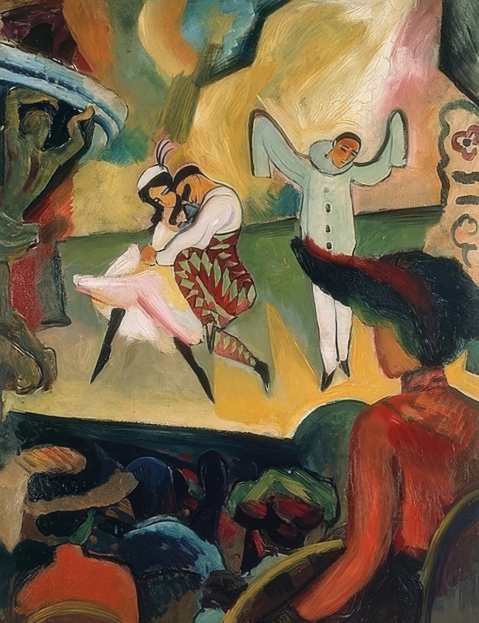 Balé russo I. 1912 de August Macke