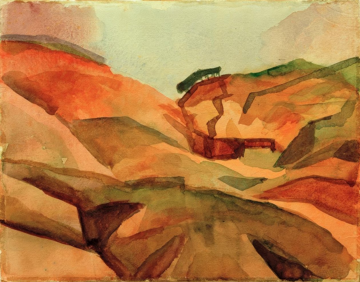 desfiladeiro de August Macke