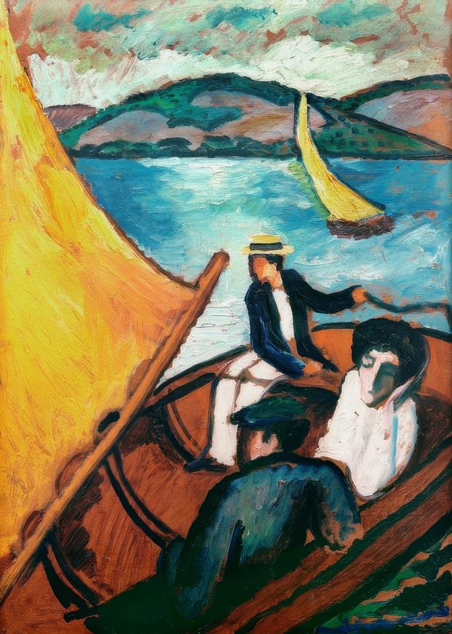 Veleiro, Tegernsee de August Macke