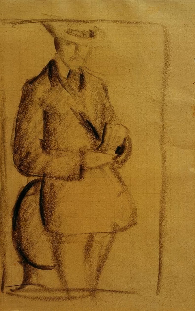 auto-retrato de August Macke