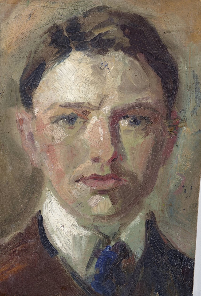 Estude para um autorretrato de August Macke