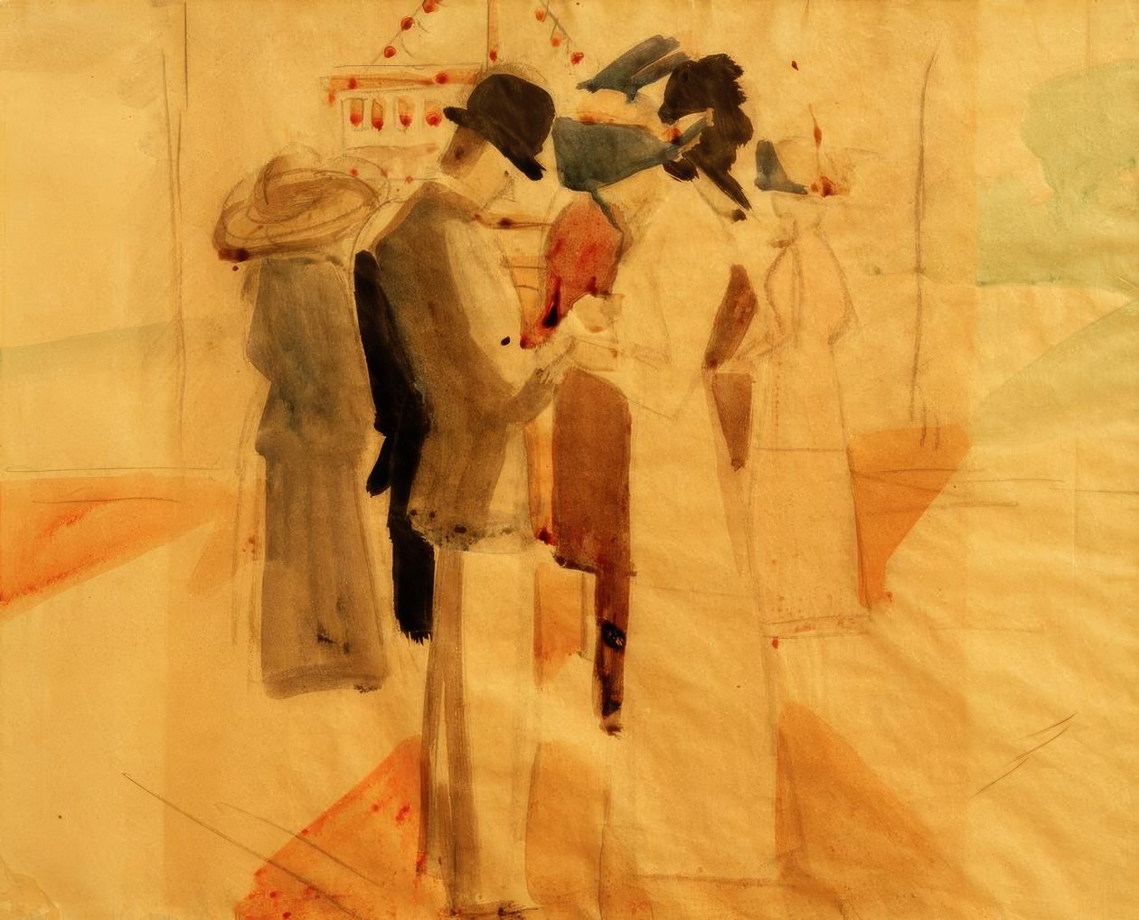 Antes da regata de August Macke