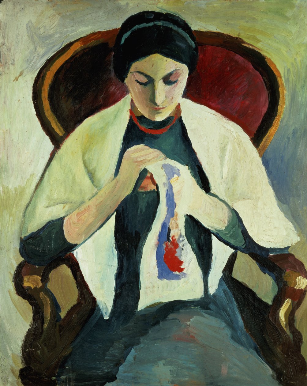Costura Mulher de August Macke