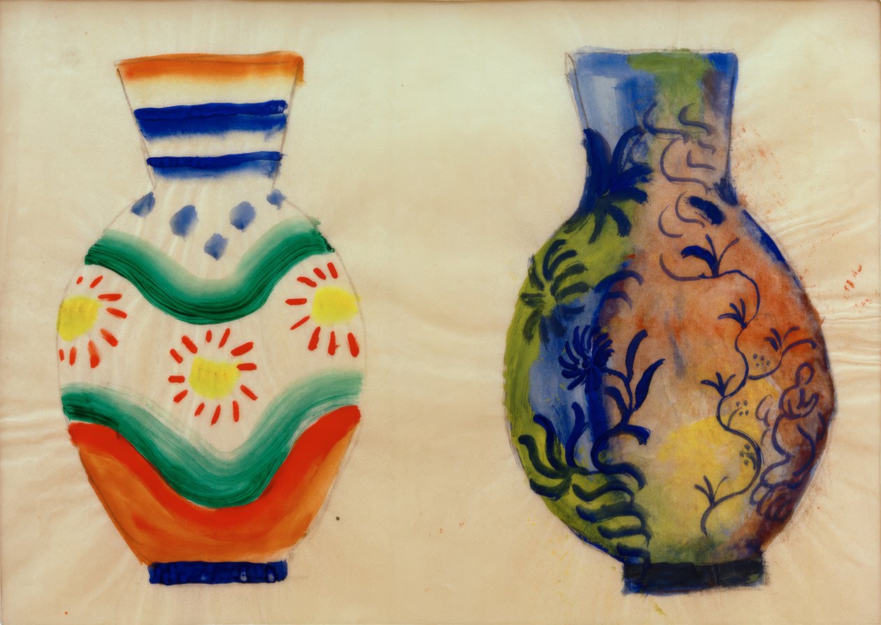 Dois vasos de August Macke
