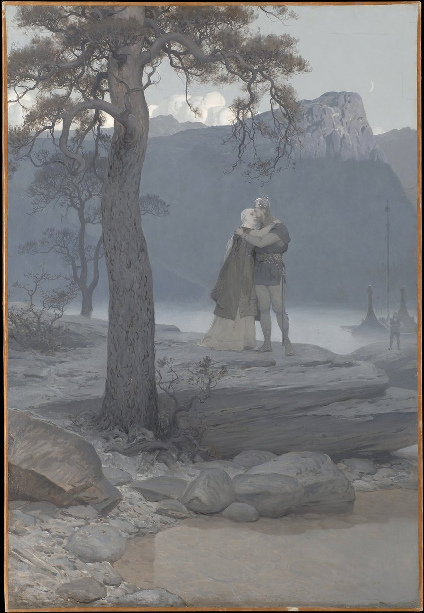 Despedida (da Saga de Frithiof) de August Malmström