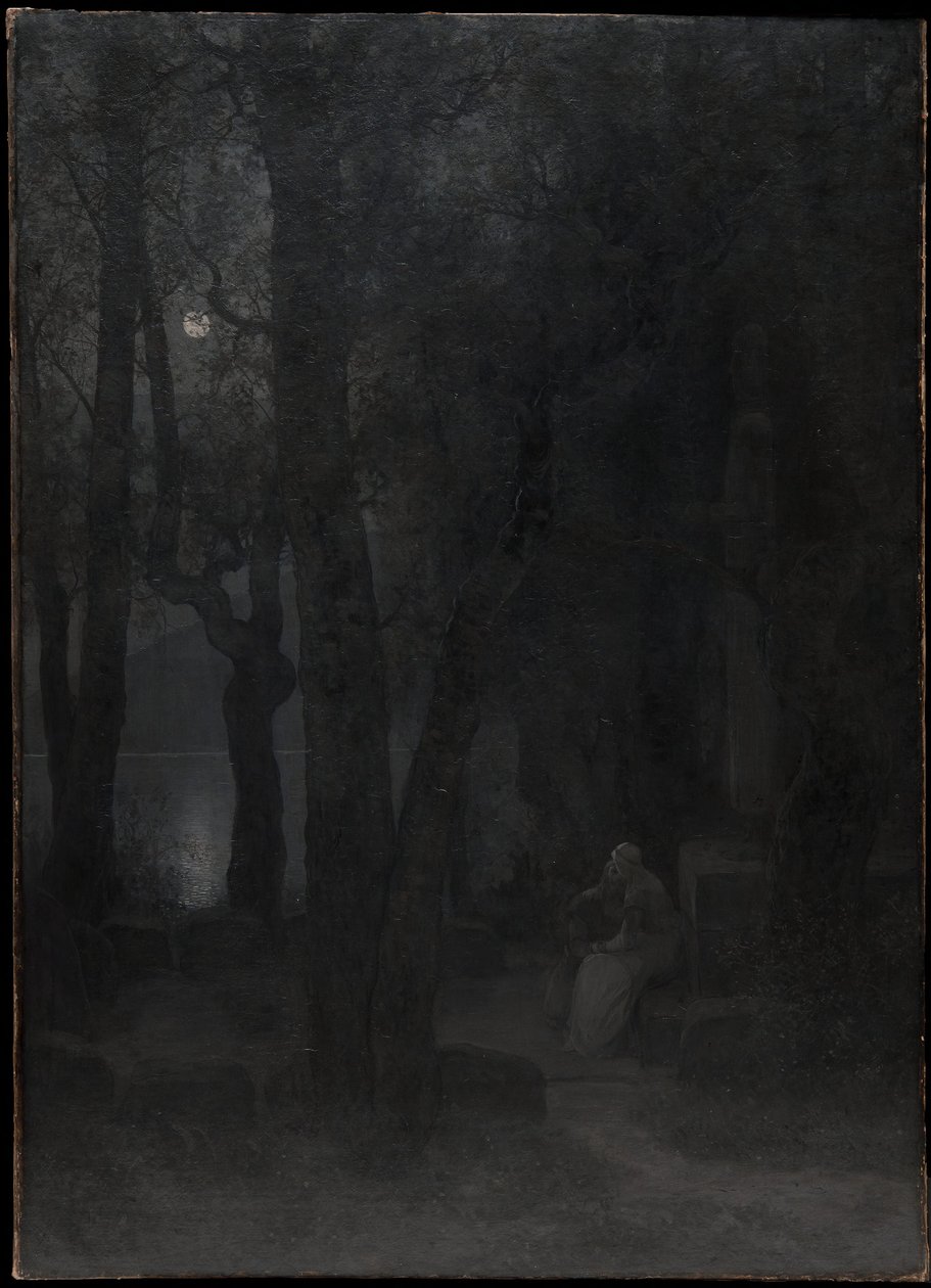 A felicidade de Frithiof (da Saga de Frithiof) de August Malmström