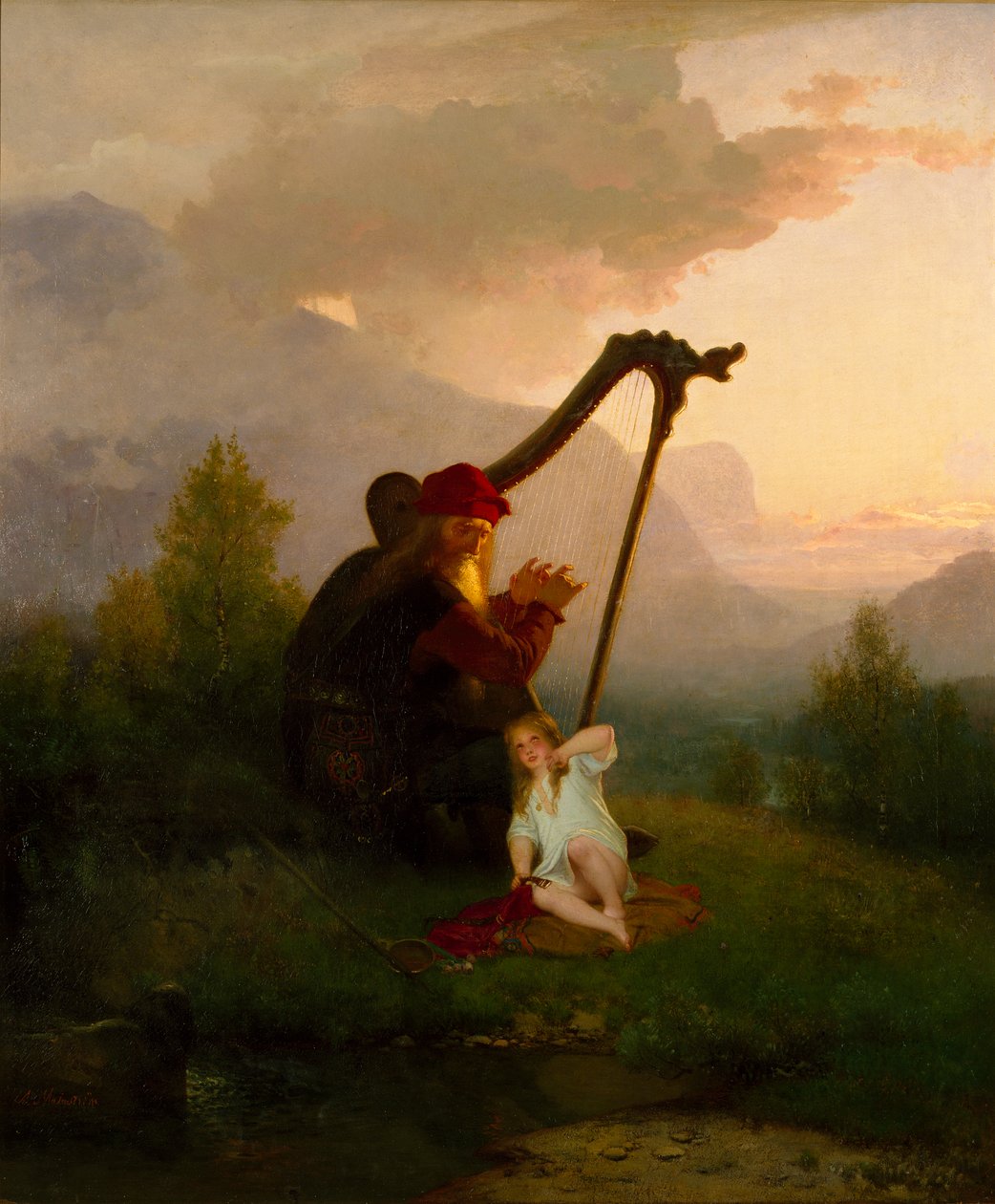 Rei Heimer e Aslog, 1856 de August Malmström