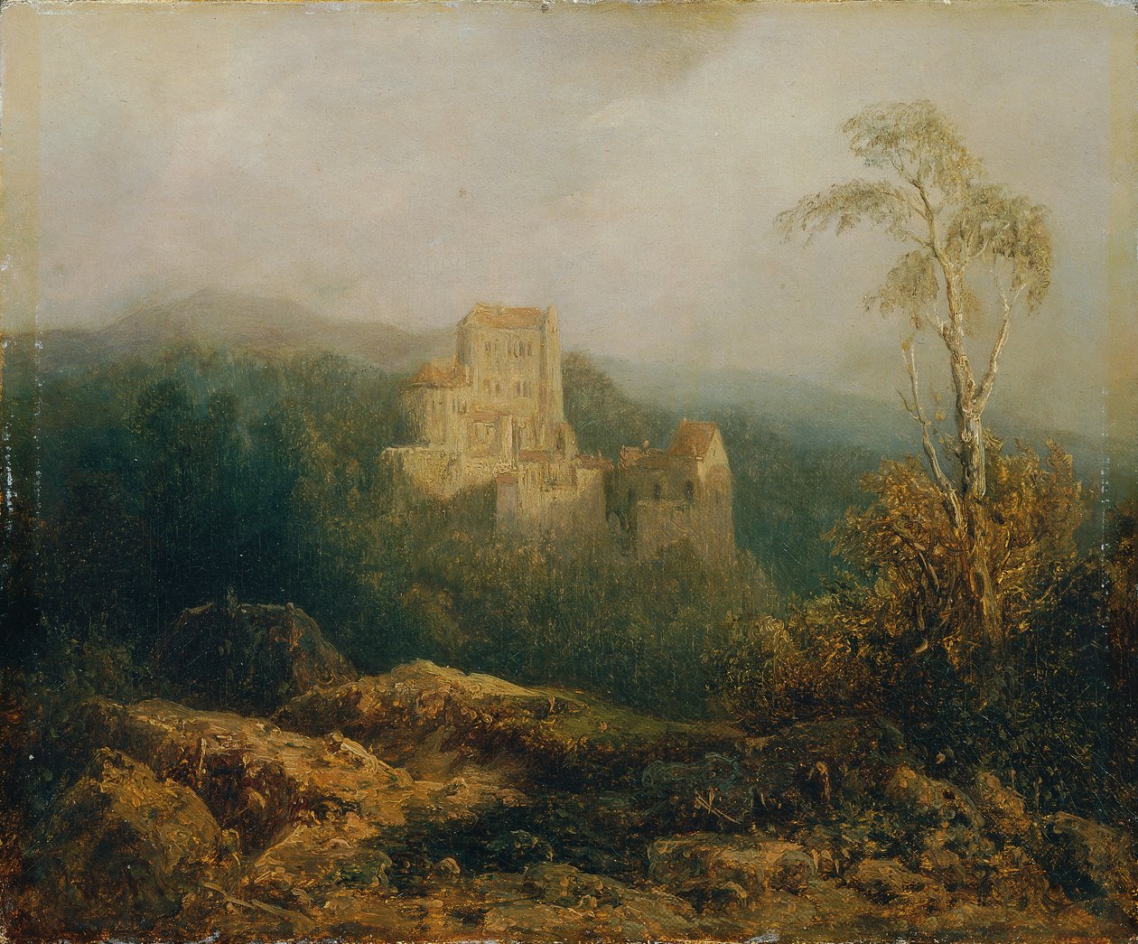 O castelo da montanha de August Piepenhagen