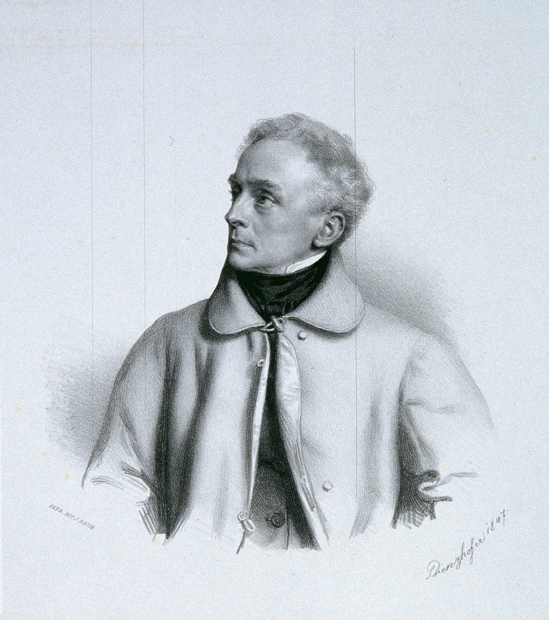O pintor Johann Peter Krafft de August Prinzhofer
