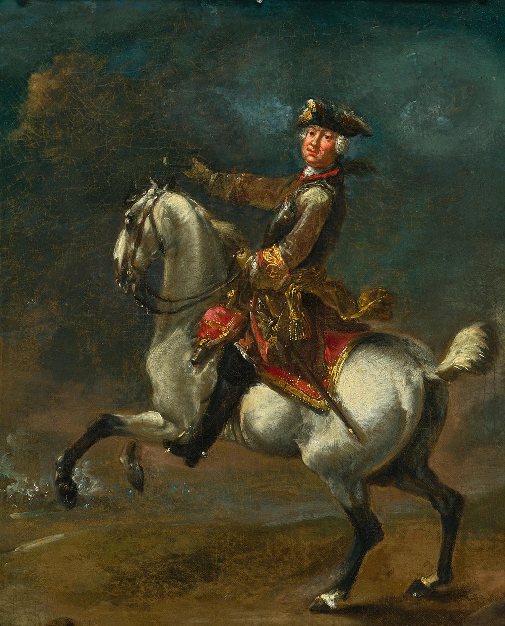 August Querfurt Príncipe Karl August Friedrich de Waldeck-Pyrmont Esboço de August Querfurt
