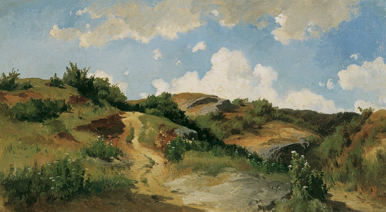 Paisagem Húngara de August Schaeffer von Wienwald