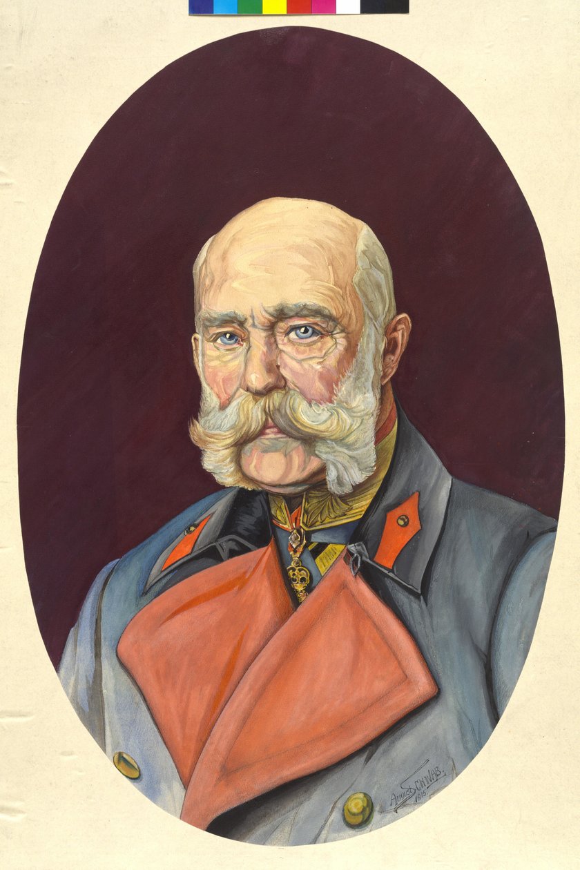 Imperador da Áustria Franz Joseph I de August Schwab