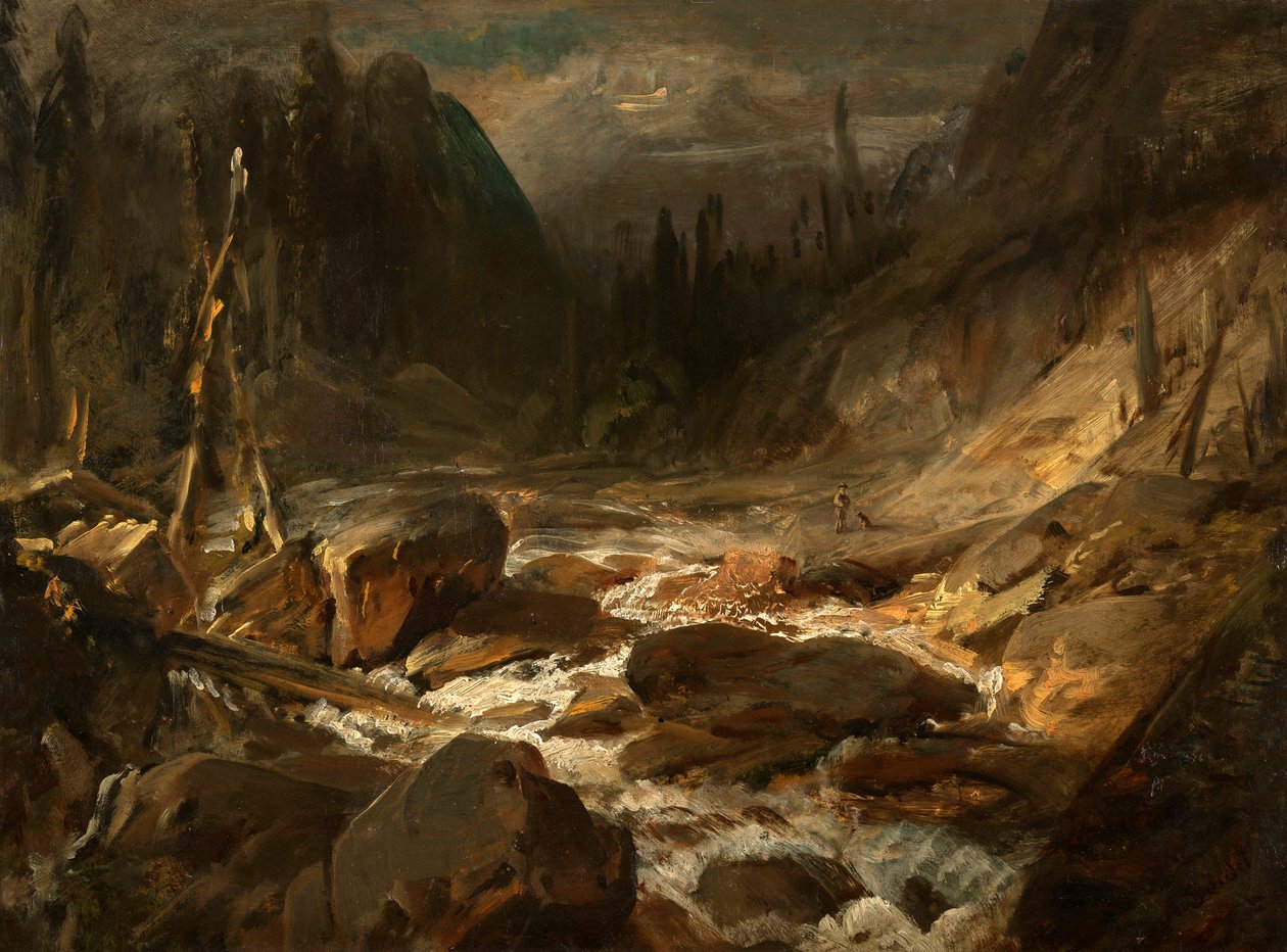 Mühlsturzhorn perto de Ramsau de August Seidel