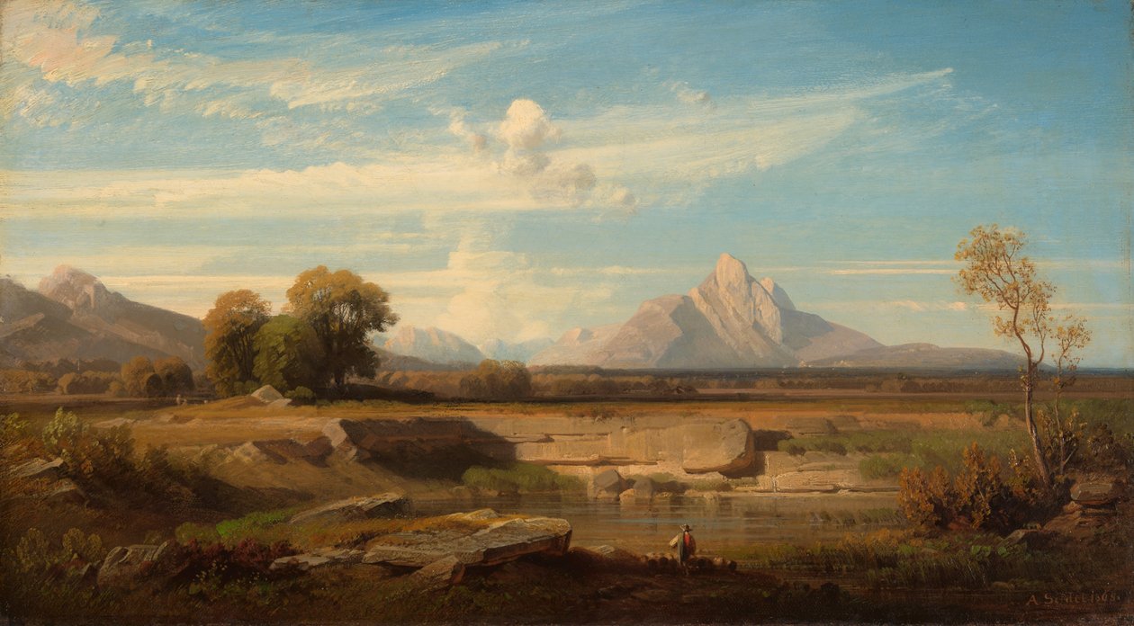 paisagem do sopé de August Seidel