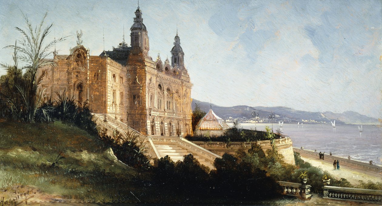O cassino em Monte Carlo, de August Siegen