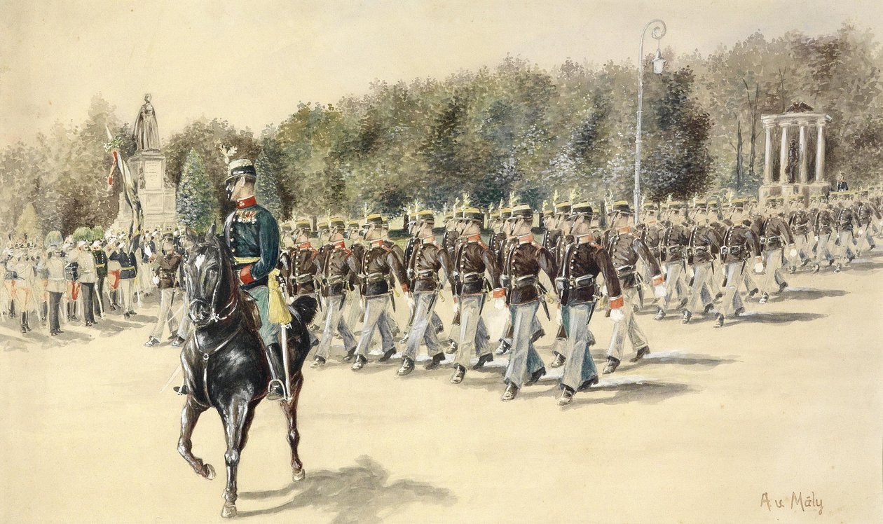 Maly Defilade do Batalhão Académico de August von Maly