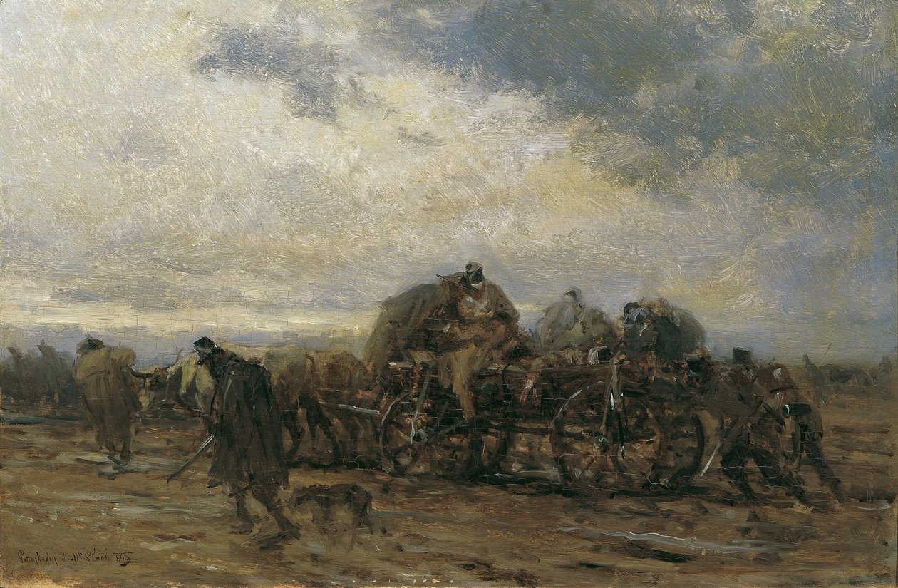 O transporte ferido II de August von Pettenkofen
