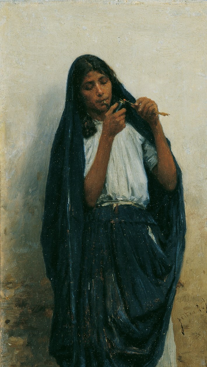 Cigano de August von Pettenkofen