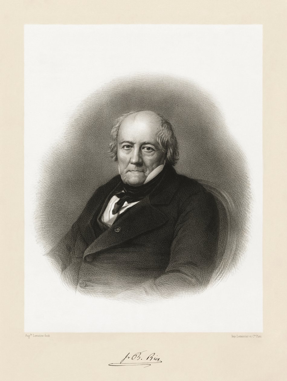 Jean Baptiste Biot, 1865-66 de Auguste Charles Lemoine