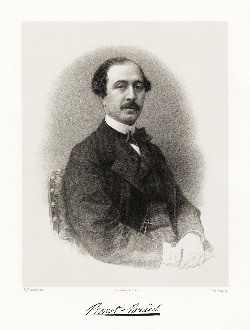Lucien Anatole Prévost-Paradol, 1865-66 de Auguste Charles Lemoine
