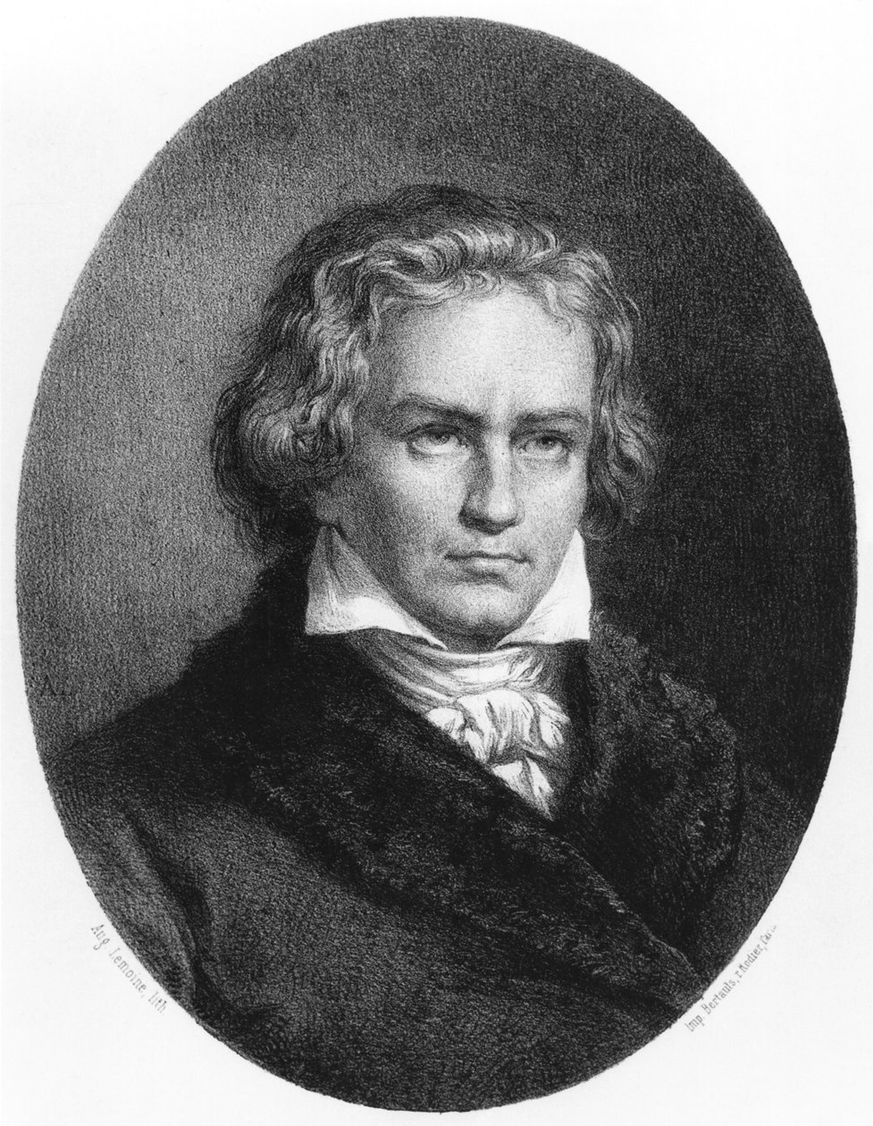 Ludwig van Beethoven (1770-1827) de Auguste Charles Lemoine