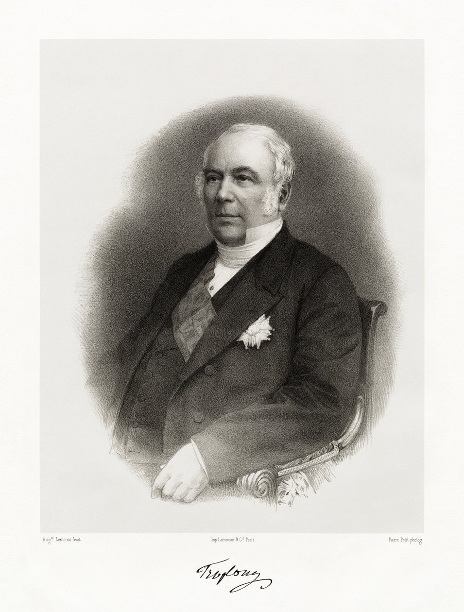 Raymond Theodore Troplong, 1865-66 de Auguste Charles Lemoine