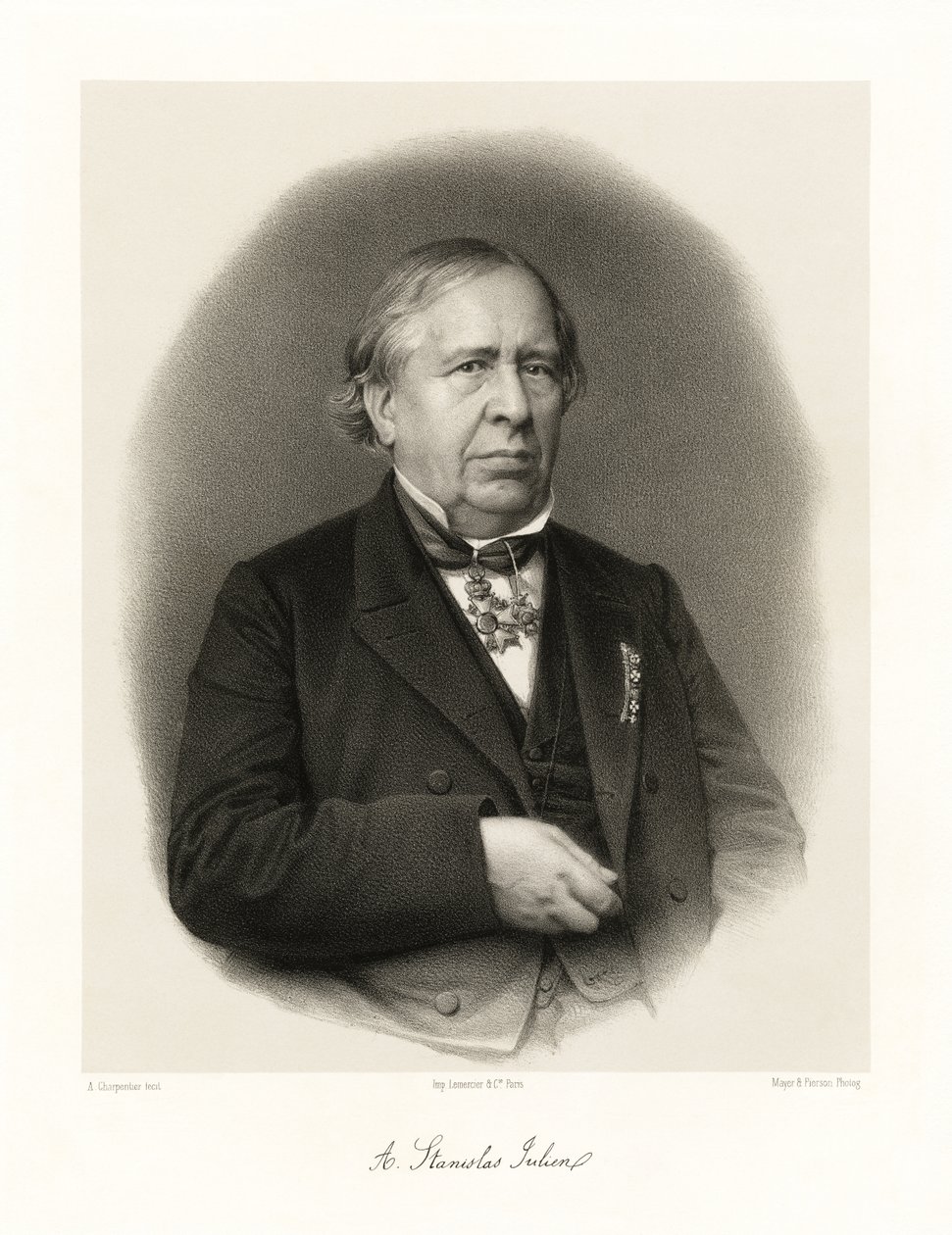 Aignan Stanislas Julien, 1865-66 de Auguste Charpentier