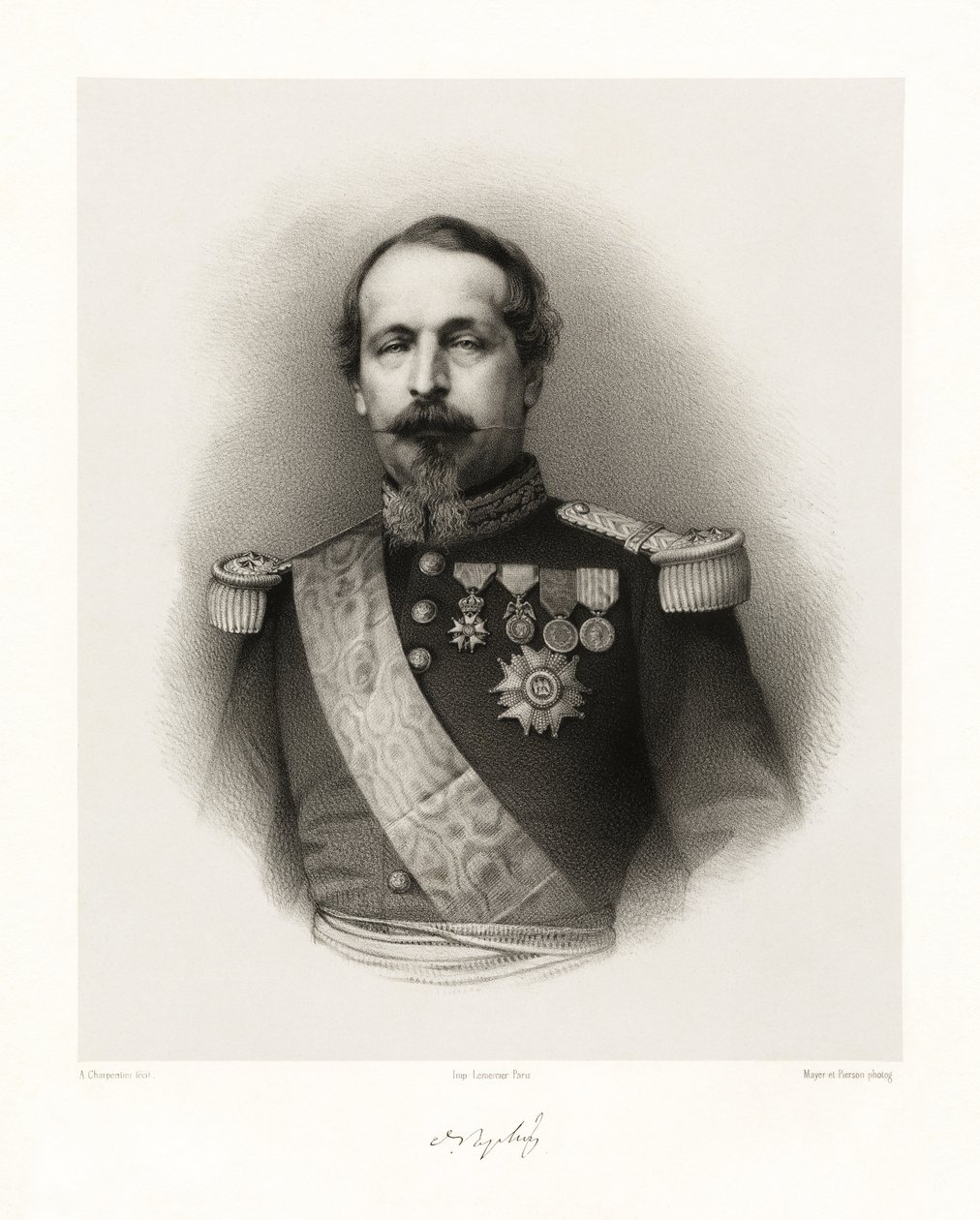 Charles Louis Napoleon Bonaparte, 1865-66 de Auguste Charpentier