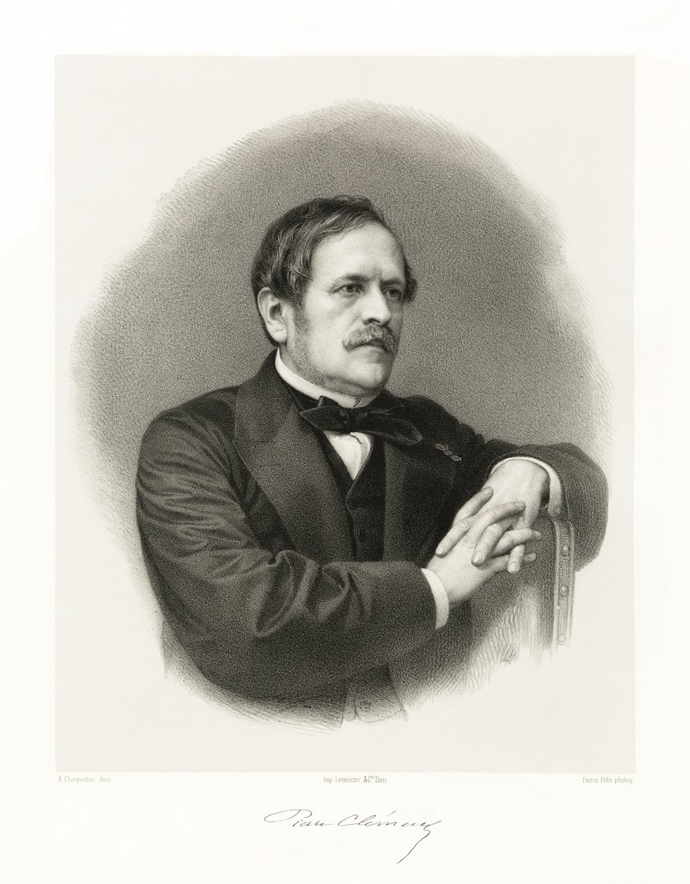 Jean Pierre Clément, 1865-66 de Auguste Charpentier