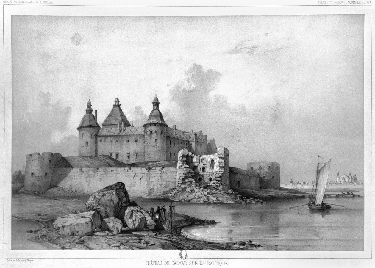 Castelo de Kalmar de Auguste Etienne Francois Mayer
