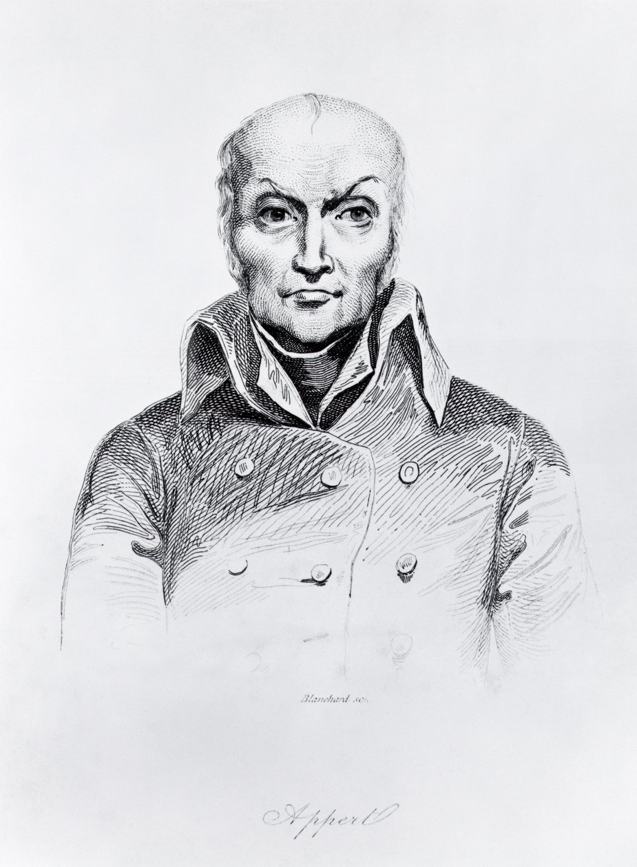 Retrato de Nicolas Appert (1749-1841) (foto bw) de Auguste I Blanchard