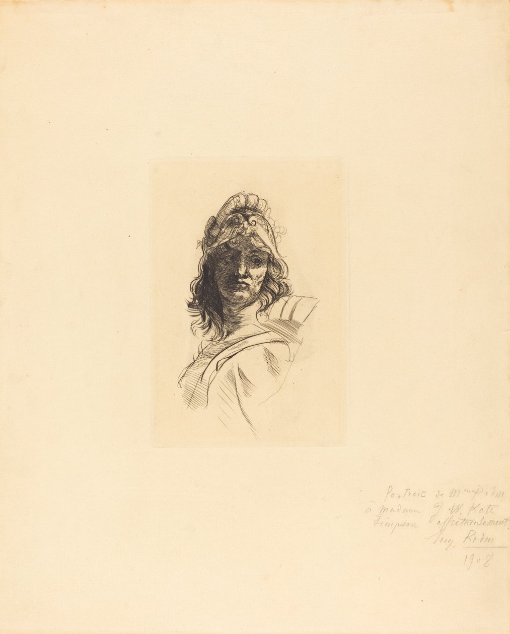 Bustone de Bellone de Auguste Rodin