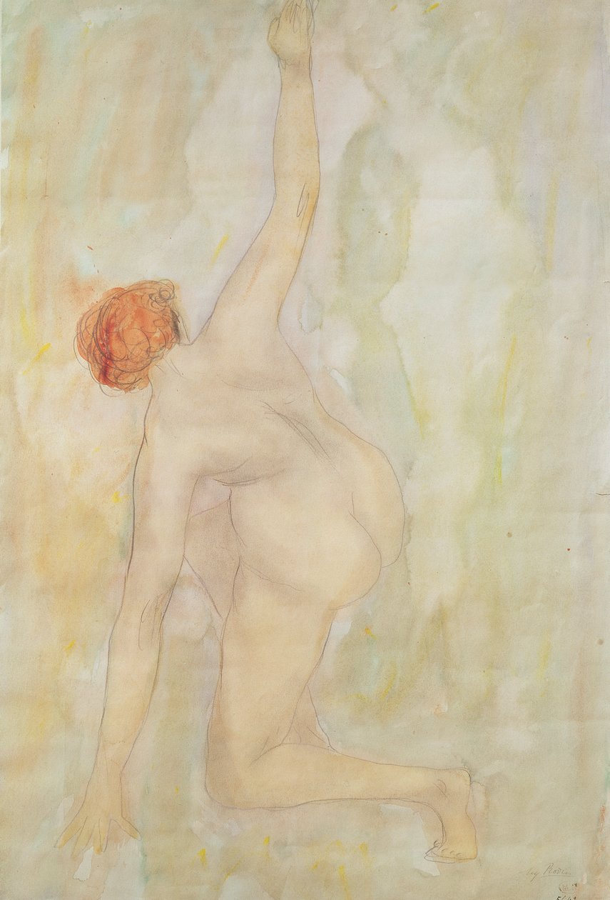 Nu feminino de Auguste Rodin